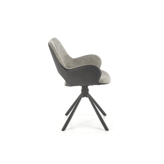 K494 Stuhl grau / schwarz (1p=2Stk)