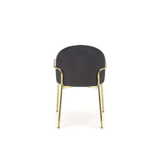 K500 Stuhl beige / schwarz (1p=2 Stk.)
