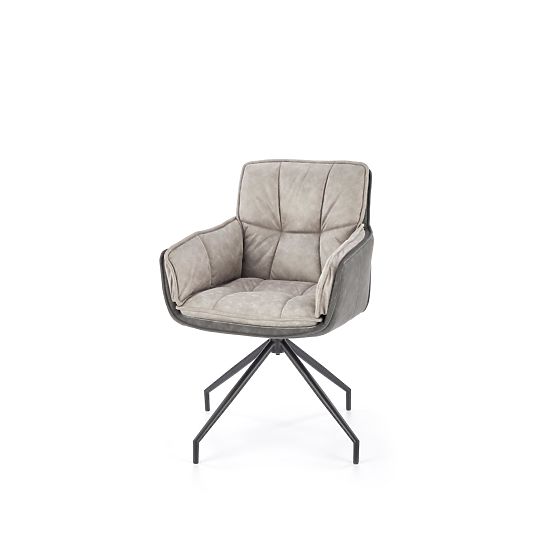 K523 Stuhl grau / dunkelgrau (1p=2Stk)