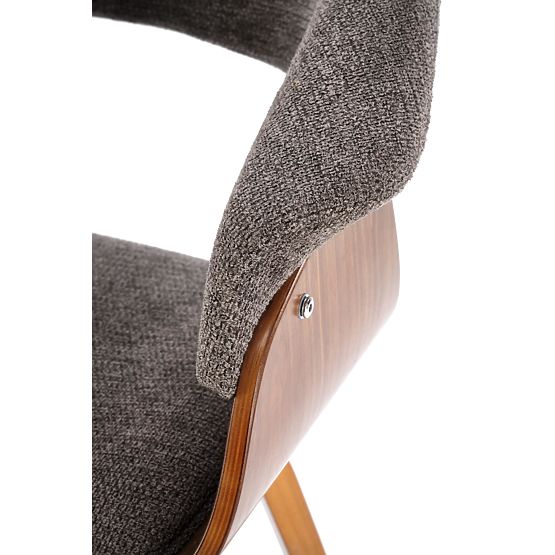 K545 Stuhl grau / nussbaum (1p=1 Stk)