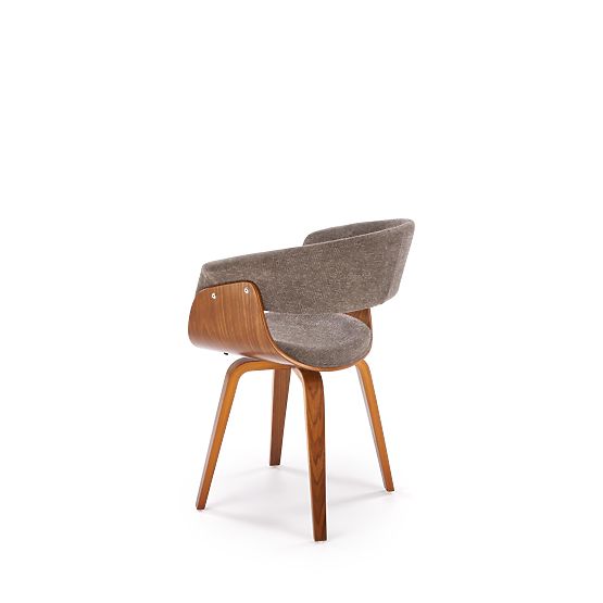 K545 Stuhl grau / nussbaum (1p=1 Stk)