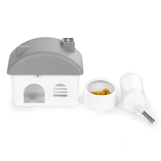 Käfig für Hamster, Meerschweinchen und Nagetiere mit vollständiger Ausstattung