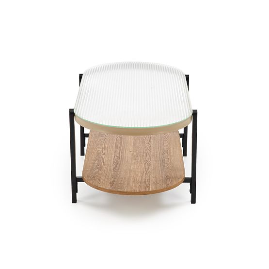 KAMALA Couchtisch, natur/schwarz (1p=1Stk)