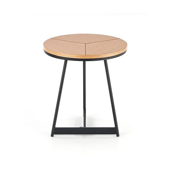 KARIDA-S Konferenztisch Eiche natur/schwarz (1p=1 Stk)