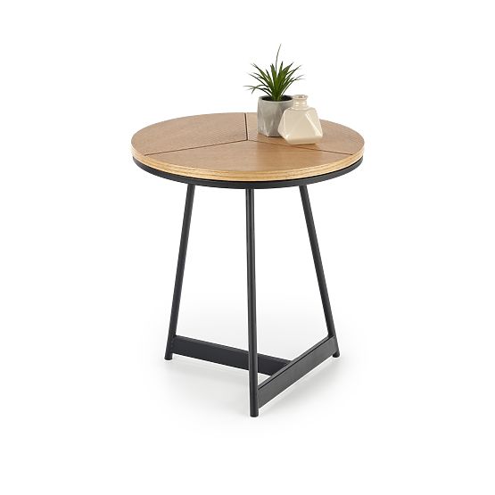 KARIDA-S Konferenztisch Eiche natur/schwarz (1p=1 Stk)