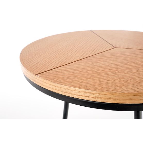 KARIDA-S Konferenztisch Eiche natur/schwarz (1p=1 Stk)