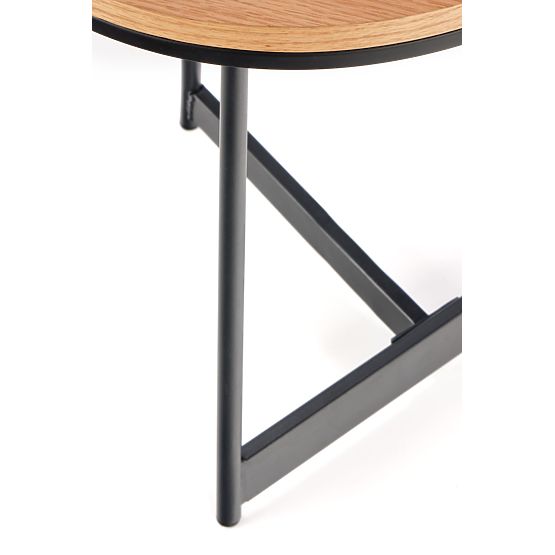 KARIDA-S Konferenztisch Eiche natur/schwarz (1p=1 Stk)