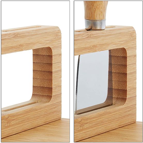 Käse- und Snackbrett Salers mit Besteck