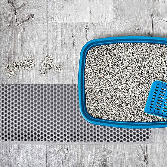 Katzenunterlage Fußmatte Catsy 40x50 cm grau