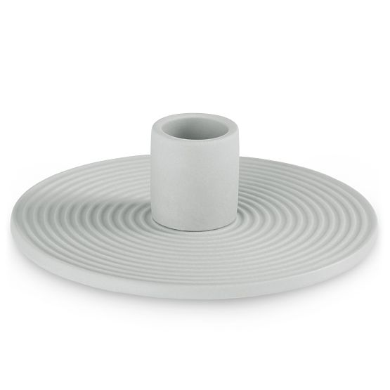 Kerzenhalter MORAB graue Farbe Boho-Stil für Innenräume AmeliaHome