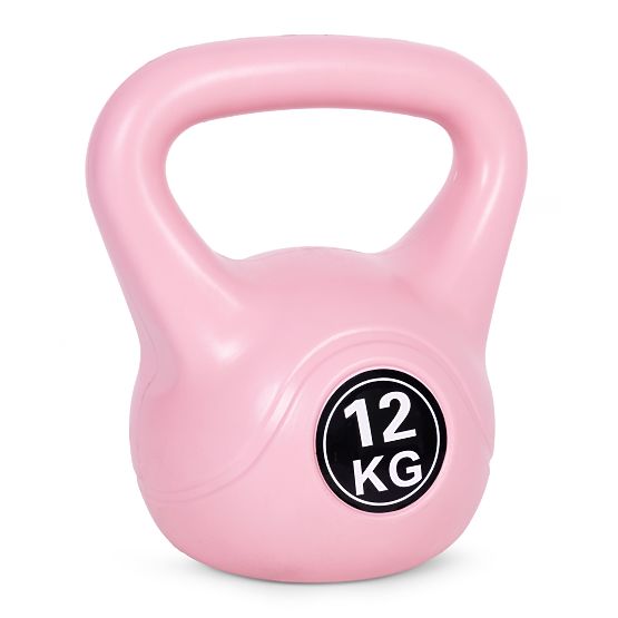 Kettlebell Hantel 12 kg für Training rosa ModernHome
