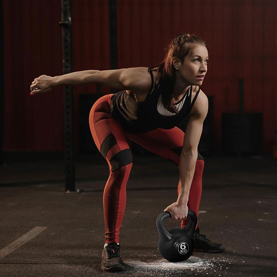 Kettlebell Hantel 6 kg für Training Kugelgewicht Fitness ModernHome