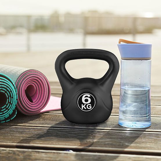 Kettlebell Hantel 6 kg für Training Kugelgewicht Fitness ModernHome