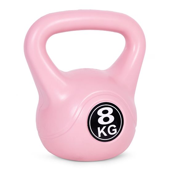 Kettlebell Hantel 8 kg für das Training rosa ModernHome