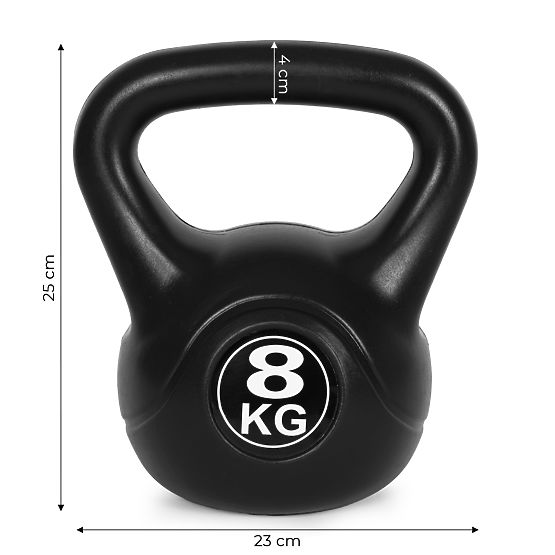 Kettlebell Hantel 8 kg für Training Kugelgewicht Fitness ModernHome