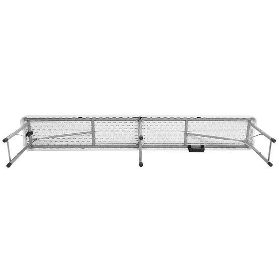 Klappbare Cateringbank 180 cm weiß