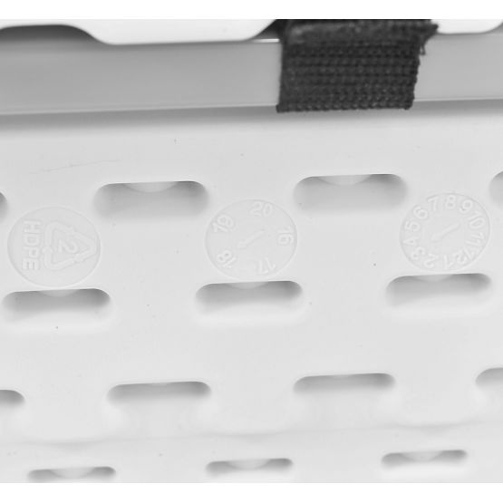 Klappbare Cateringbank 180 cm weiß