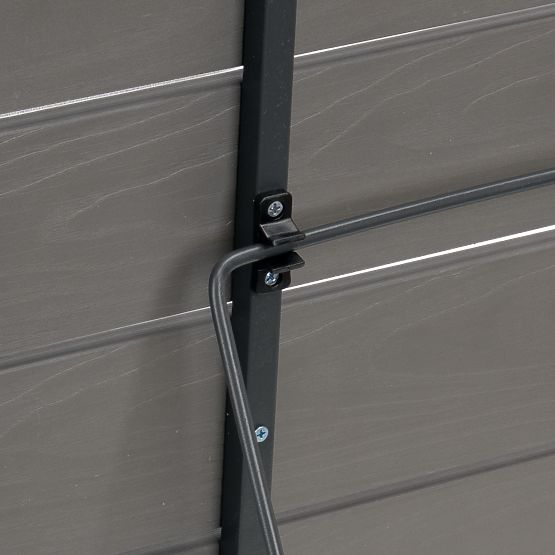 Klappbarer Balkontisch ARETTO grau