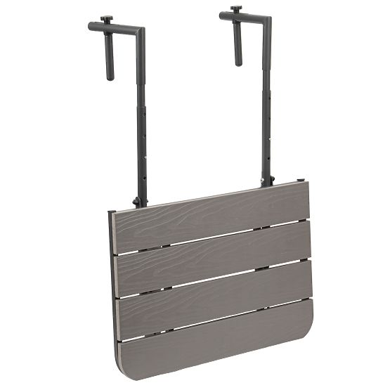 Klappbarer Balkontisch ARETTO grau