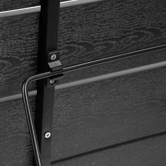 Klappbarer Balkontisch ARETTO schwarz