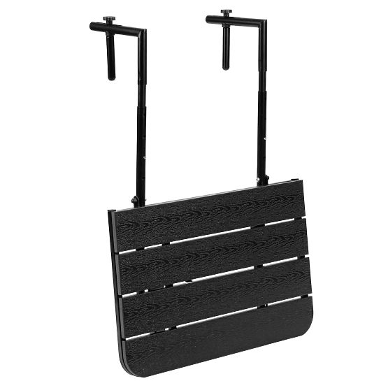 Klappbarer Balkontisch ARETTO schwarz