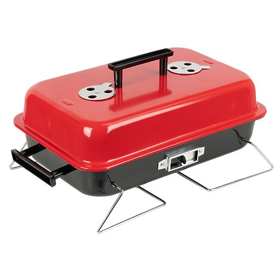 Klappbarer tragbarer Holzkohlegrill CAMPAL mit Deckel