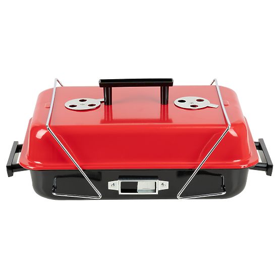 Klappbarer tragbarer Holzkohlegrill CAMPAL mit Deckel