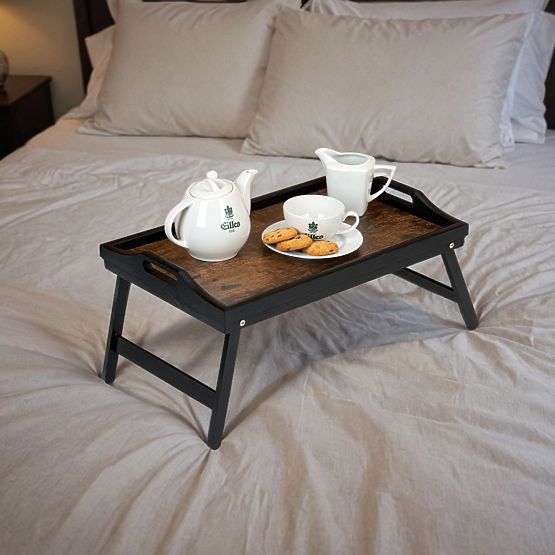 Klappbares Frühstückstablett AURELIA RUSTIC