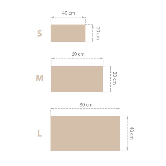 Gepolstertes Paneel Klassik - Beige