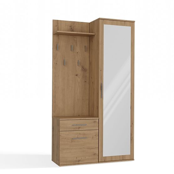 Kleiderschrank DUO EICHE ARTISAN