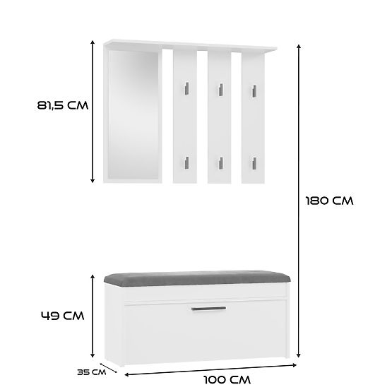 Kleiderschrank Parma PARMA WEISS