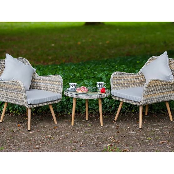 Kleine Balkonset aus Technorattan BELICCO