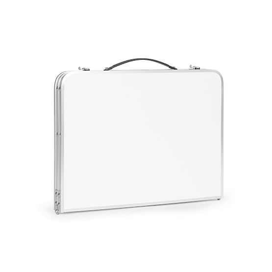 Kleiner klappbarer Campingtisch 60x40 cm weiß MultiGarden