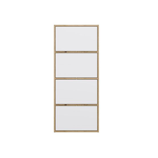 Kommode ALMA Front WEISS Korpus EICHE ARTISAN