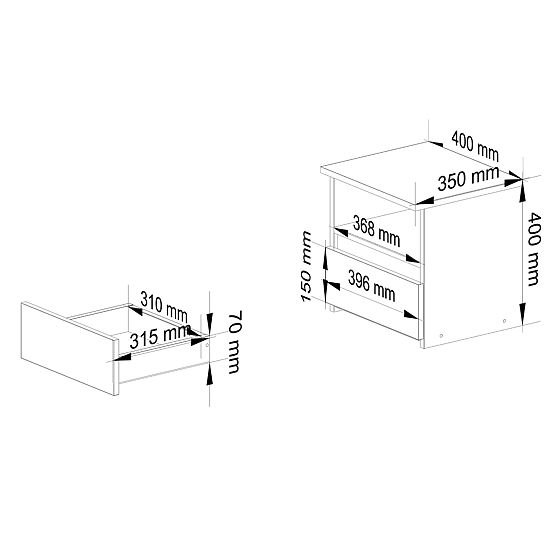 KOMMODE CL1 PK WEISS