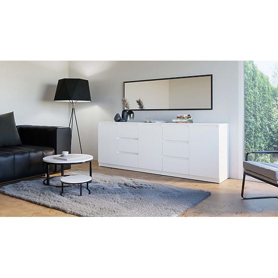 Kommode COSTA 1D3S/2D3S WEISS