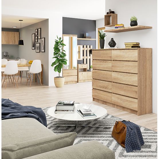 KOMMODE K140 10SZ CLP PK EICHE SONOMA