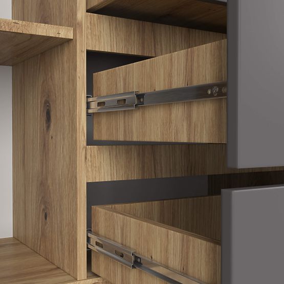 KOMMODE K160 2D 4SZ CLP PK ARTISAN / GRAU