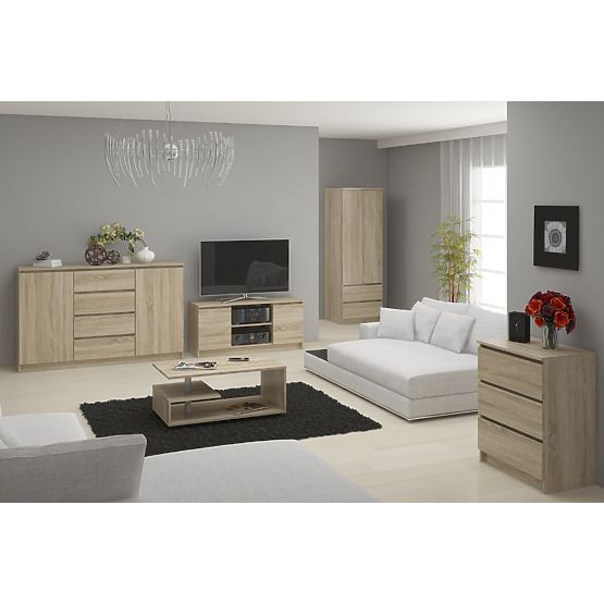 KOMMODE K160 2T 4SZ CLP PK EICHE SONOMA