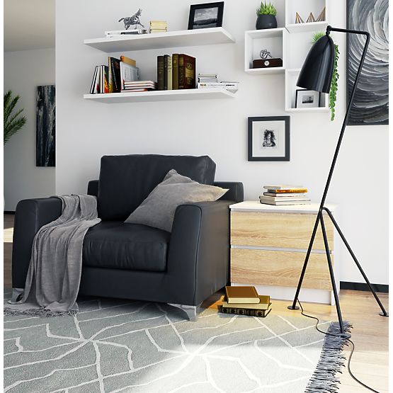 KOMMODE K60 2SZ CLP PK WEISS / SONOMA