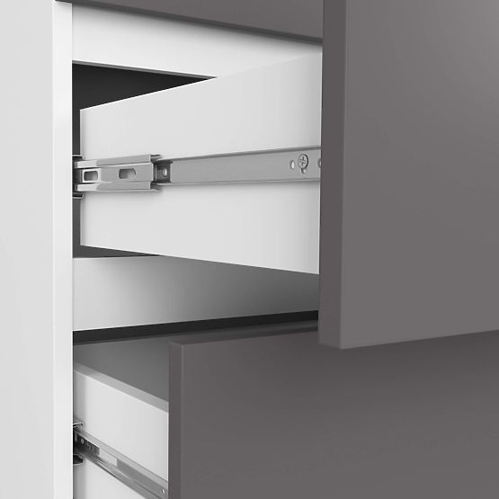 KOMMODE K60 6SZ CLP PK WEISS / GRAU