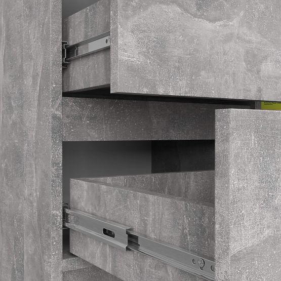 KOMMODE K80 JERRY 1T 3S PK BETON