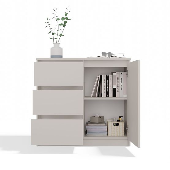 Kommode Malwa 1D3S KASCHMIR BEIGE