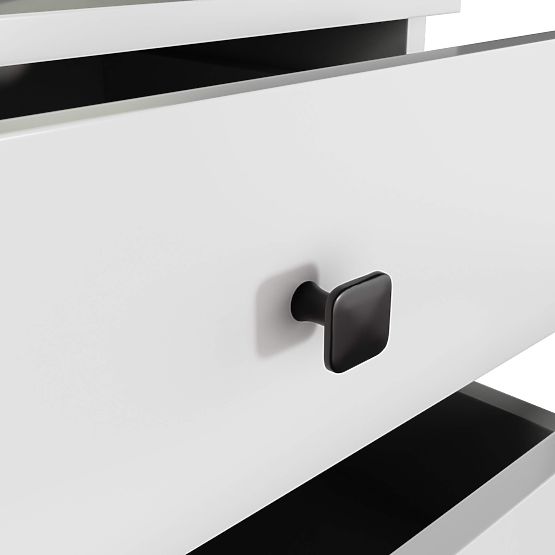 KOMMODE MOBI K-03 WEIß SCHWARZ