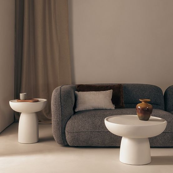 Konferenztisch Lagoon 60 cm, beige, matt