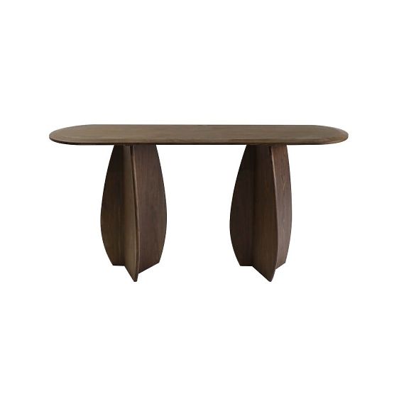 Konsole/Schreibtisch Noku 150 cm, dunkle Walnuss