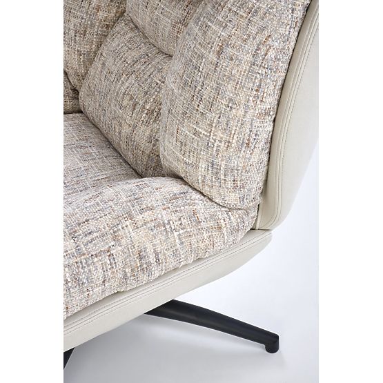 KRONOS Sessel mit Fußhocker, beige / mehrfarbig (1p=1 Stück)