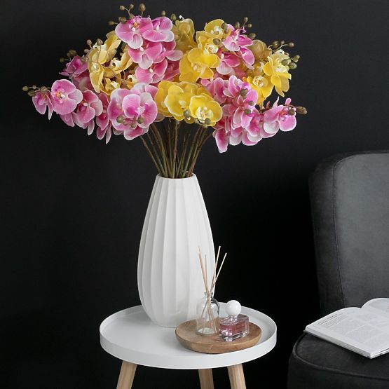 Kunstblume FALENI rosa Farbe moderner Stil ameliahome