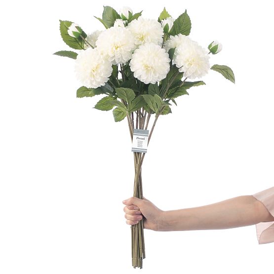 Kunstblume PÄONIE cremefarben moderner Stil ameliahome