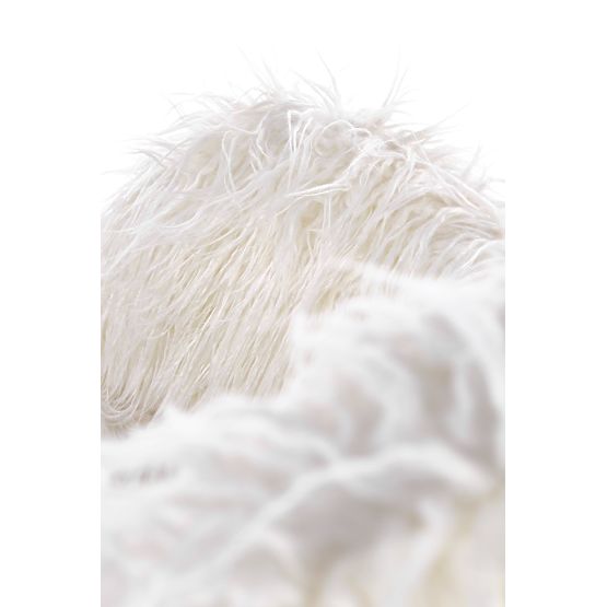 Kunstfell-Schaukelstuhl AUSTIN – Creme